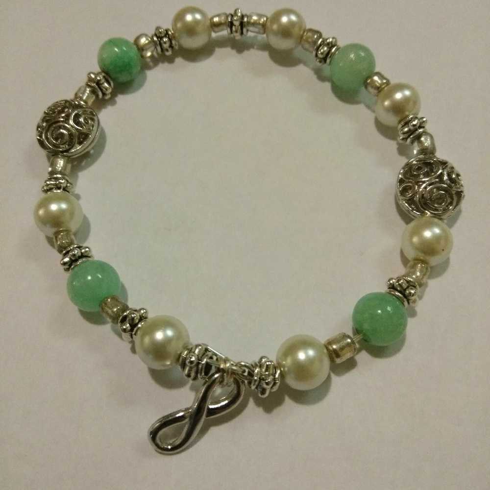 Jade Infinity bracelet